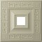 Ekena Millwork Eris Ceiling Medallion (Fits Canopies up to 9 7/8"), 18"W x 18"H x 3 1/2"ID x 1 1/8"P, Clear Yellow CM18ERCYF - alternate 1